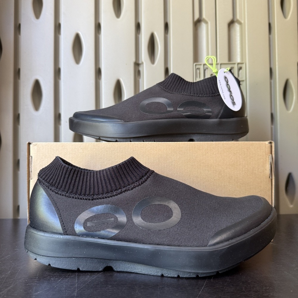 Oofos OOmg EeZee Mid Shoes Sneakers Men's Size 11.5 Black Comfort